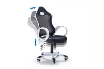 Ichair Kontorsstol - Svart/Vit - Möbler - Fåtölj & stolar - Kontorsstol & skrivbordsstol