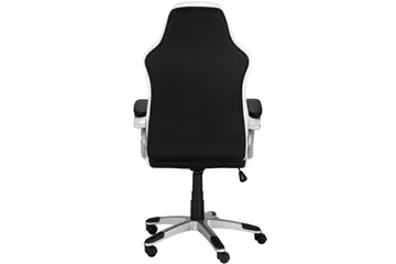 Junpeya Kontorsstol Höj och sänkbar - Svart/Vit - Möbler - Fåtölj & stolar - Kontorsstol & skrivbordsstol