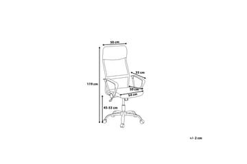 Kontorsstol Design - Svart - Möbler - Fåtölj & stolar - Kontorsstol & skrivbordsstol