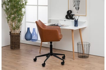 Kontorsstol Esenurt Vintage - Brun/Svart - Möbler - Fåtölj & stolar - Kontorsstol & skrivbordsstol