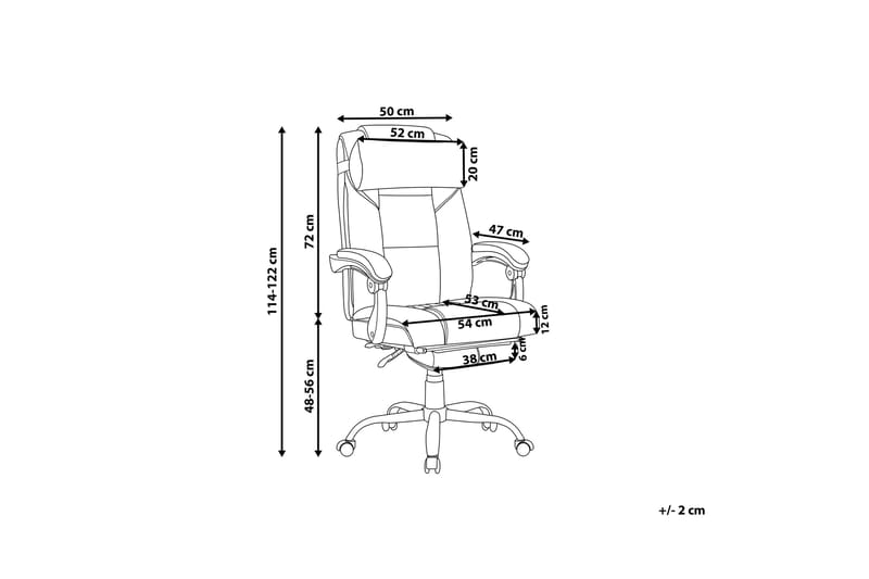 Kontorsstol Luxury - Silver - Kontorsstol & skrivbordsstol