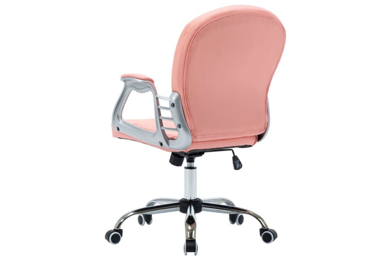Kontorsstol snurrbar rosa konstläder - Rosa - Kontorsstol & skrivbordsstol