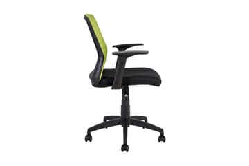 Kontorstol Alpha 60x55xh875-95 cm Svart Grönt - Möbler - Fåtölj & stolar - Kontorsstol & skrivbordsstol