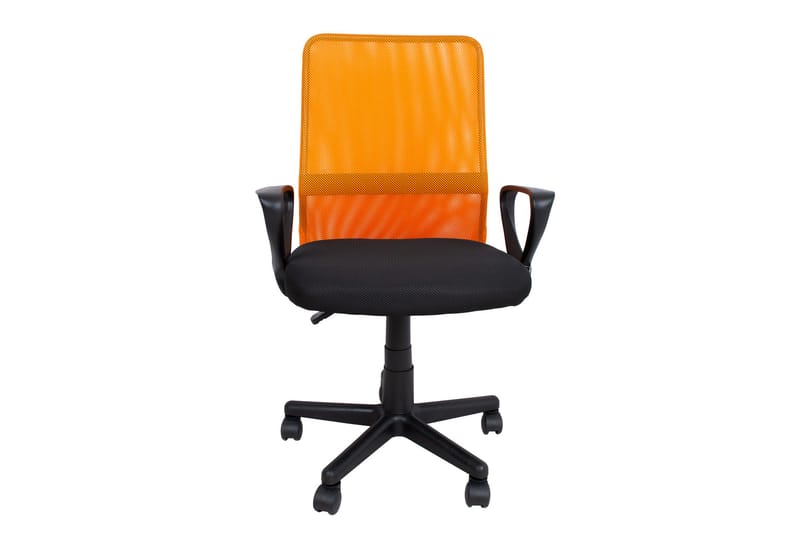 Kontorstol Belinda Svart/Orange - Kontorsstol & skrivbordsstol