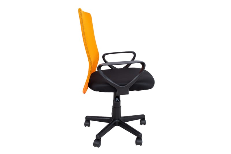 Kontorstol Belinda Svart/Orange - Möbler - Fåtölj & stolar - Kontorsstol & skrivbordsstol