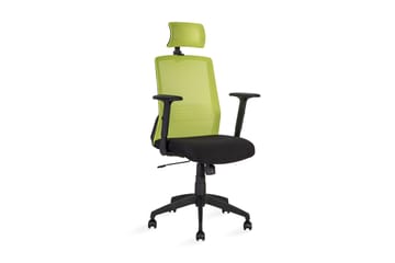 Kontorstol Bravo 62x53xh107-1145 cm Svart Grönt - Möbler - Fåtölj & stolar - Kontorsstol & skrivbordsstol