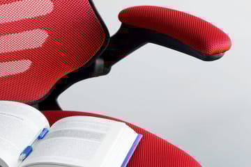 Kontorstol RAGUSA 665xD51xH117-126cm röd - Möbler - Fåtölj & stolar - Kontorsstol & skrivbordsstol