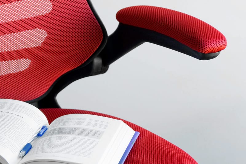 Kontorstol RAGUSA 665xD51xH117-126cm röd - Möbler - Fåtölj & stolar - Kontorsstol & skrivbordsstol