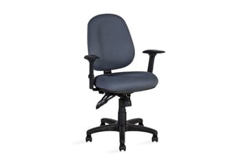 Kontorstol Saga 64x64xh955-115 cm - Grå/Svart - Möbler - Fåtölj & stolar - Kontorsstol & skrivbordsstol