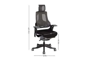 Kontorstol WAU med nackstöd 65xD49xH112-129cm - Möbler - Fåtölj & stolar - Kontorsstol & skrivbordsstol