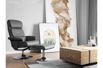 Legend Recliner med fotpall - Grå - Möbler - Fåtölj & stolar - Fåtölj - Massagestol & massagefåtölj