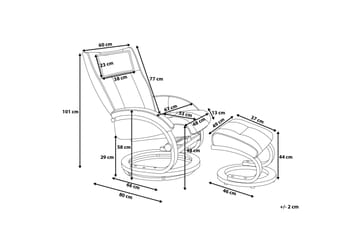 Majestic Kontorsstol - Beige - Möbler - Fåtölj & stolar - Fåtölj - Massagestol & massagefåtölj