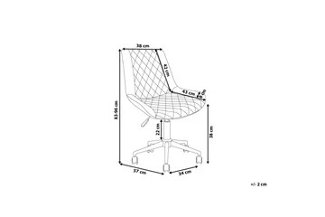 Maribel Kontorsstol - Grå - Möbler - Fåtölj & stolar - Kontorsstol & skrivbordsstol