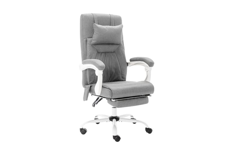 Massagekontorsstol grå tyg - Grå - Kontorsstol & skrivbordsstol