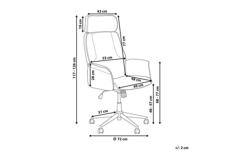 Pilot Kontorsstol - Svart - Möbler - Fåtölj & stolar - Kontorsstol & skrivbordsstol
