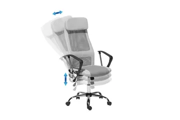 Pioneer Kontorsstol - Grå - Möbler - Fåtölj & stolar - Kontorsstol & skrivbordsstol