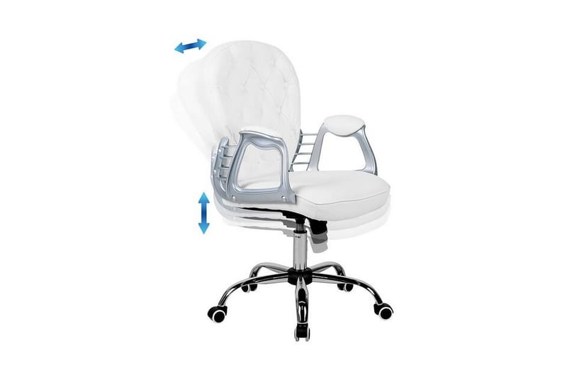 Princess Kontorsstol - Silver - Möbler - Fåtölj & stolar - Kontorsstol & skrivbordsstol