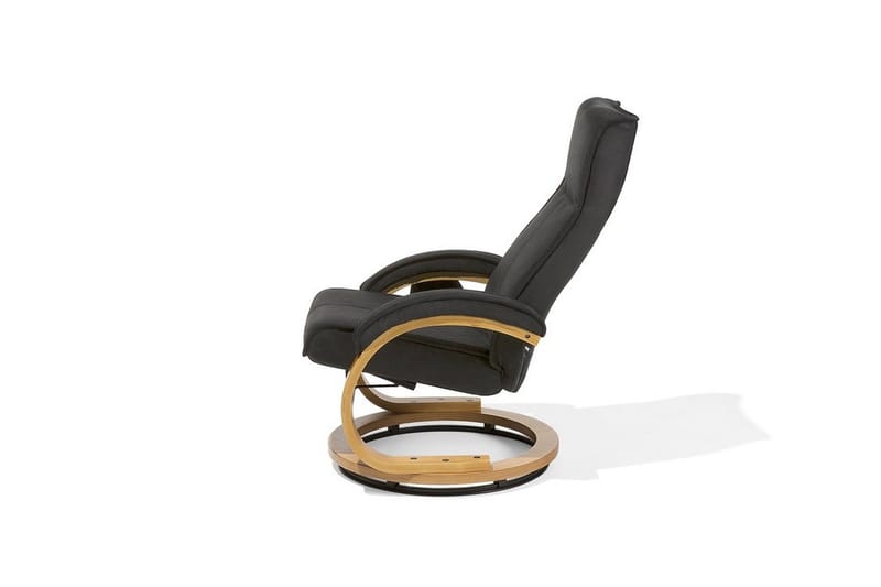 Reclinerstol HERO med fotpall - Svart - Möbler - Fåtölj & stolar - Kontorsstol & skrivbordsstol