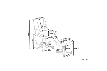 Relaxpro Kontorsstol - Beige - Möbler - Fåtölj & stolar - Fåtölj - Massagestol & massagefåtölj