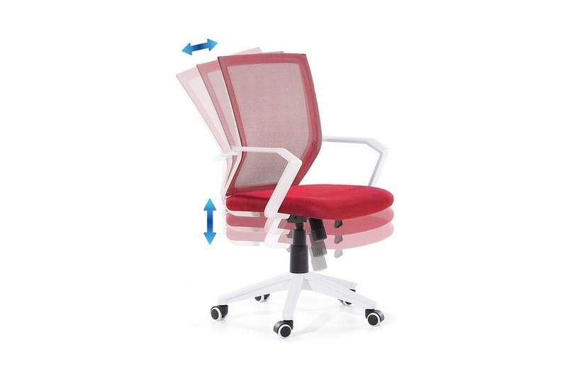 Relief Kontorsstol - Röd - Möbler - Fåtölj & stolar - Kontorsstol & skrivbordsstol