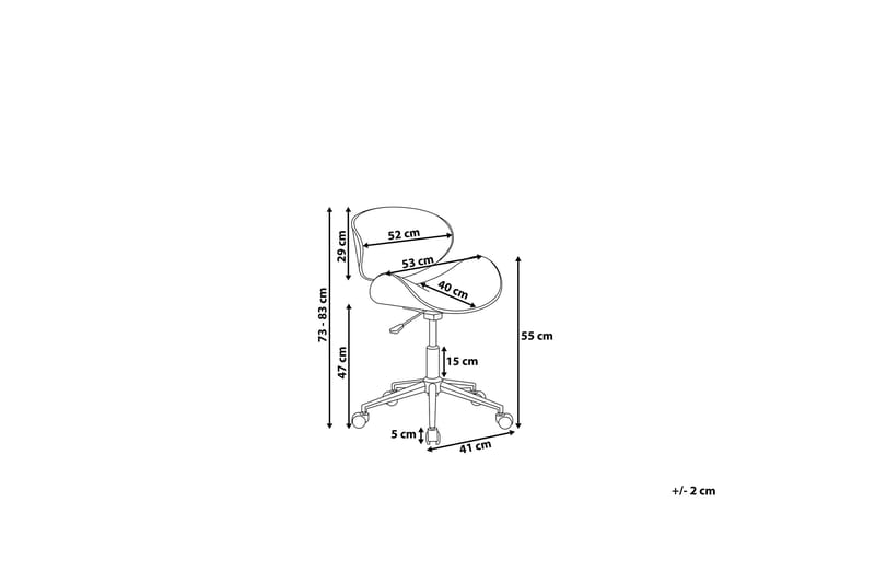 Rotterdam Kontorsstol - Vit - Möbler - Fåtölj & stolar - Kontorsstol & skrivbordsstol