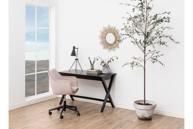 Samlar Kontorsstol VIC-tyg - Röd/Svart - Möbler - Fåtölj & stolar - Kontorsstol & skrivbordsstol