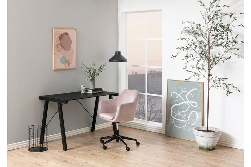 Samlar Kontorsstol VIC-tyg - Röd/Svart - Möbler - Fåtölj & stolar - Kontorsstol & skrivbordsstol