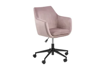 Samlar Kontorsstol VIC-tyg - Röd/Svart - Möbler - Fåtölj & stolar - Kontorsstol & skrivbordsstol