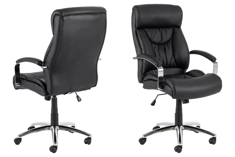 Sarama Kontorsstol Höj och sänkbar, Svart