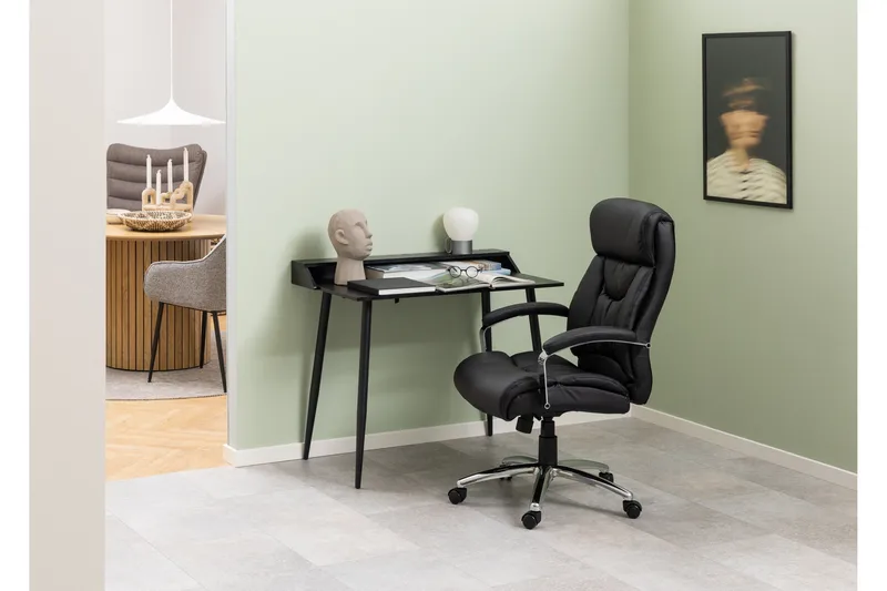 Sarama Kontorsstol Höj och sänkbar - Svart - Möbler - Fåtölj & stolar - Kontorsstol & skrivbordsstol