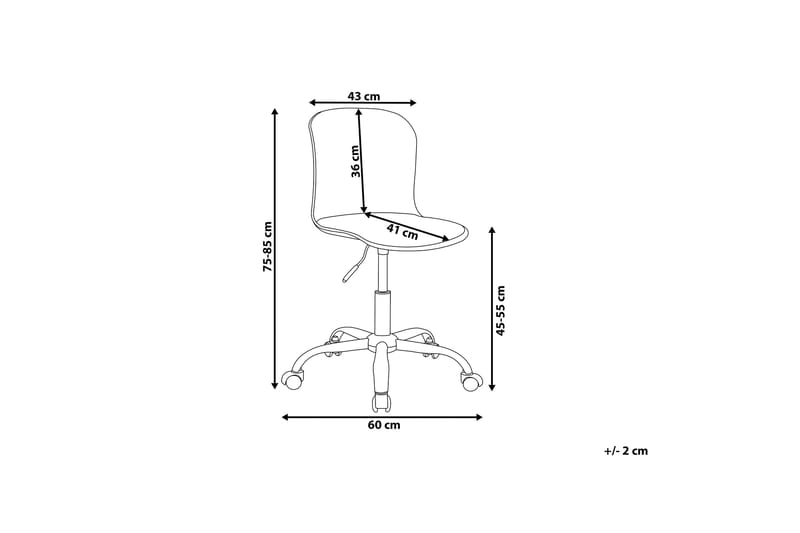 Vamo Kontorsstol - Vit - Möbler - Fåtölj & stolar - Kontorsstol & skrivbordsstol
