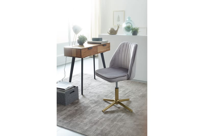 Willowdale Kontorsstol - Grå/Guld - Möbler - Fåtölj & stolar - Kontorsstol & skrivbordsstol