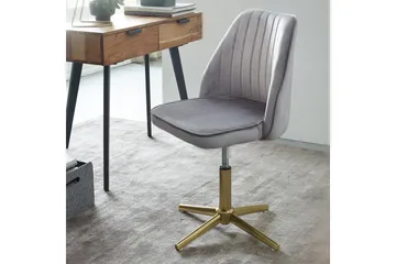 Willowdale Kontorsstol - Grå/Guld - Möbler - Fåtölj & stolar - Kontorsstol & skrivbordsstol
