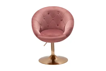 Willowdale Kontorsstol - Mörkrosa/Guld - Möbler - Fåtölj & stolar - Kontorsstol & skrivbordsstol