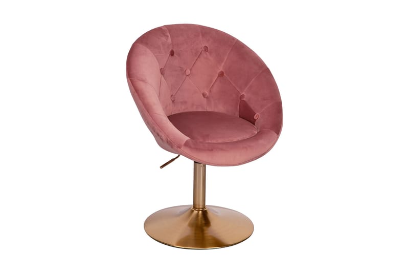 Willowdale Kontorsstol - Mörkrosa/Guld - Möbler - Fåtölj & stolar - Kontorsstol & skrivbordsstol