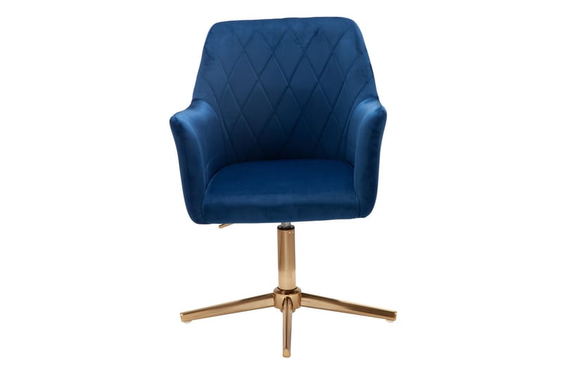 Willowdale Kontorsstol med Armstöd - Mörkblå/Guld - Möbler - Fåtölj & stolar - Kontorsstol & skrivbordsstol