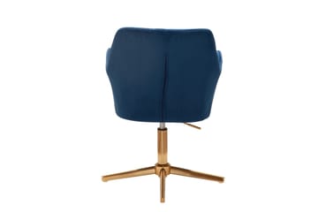 Willowdale Kontorsstol med Armstöd - Mörkblå/Guld - Möbler - Fåtölj & stolar - Kontorsstol & skrivbordsstol