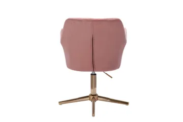Willowdale Kontorsstol med Armstöd - Rosa/Guld - Möbler - Fåtölj & stolar - Kontorsstol & skrivbordsstol