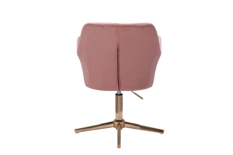 Willowdale Kontorsstol med Armstöd - Rosa/Guld - Möbler - Fåtölj & stolar - Kontorsstol & skrivbordsstol