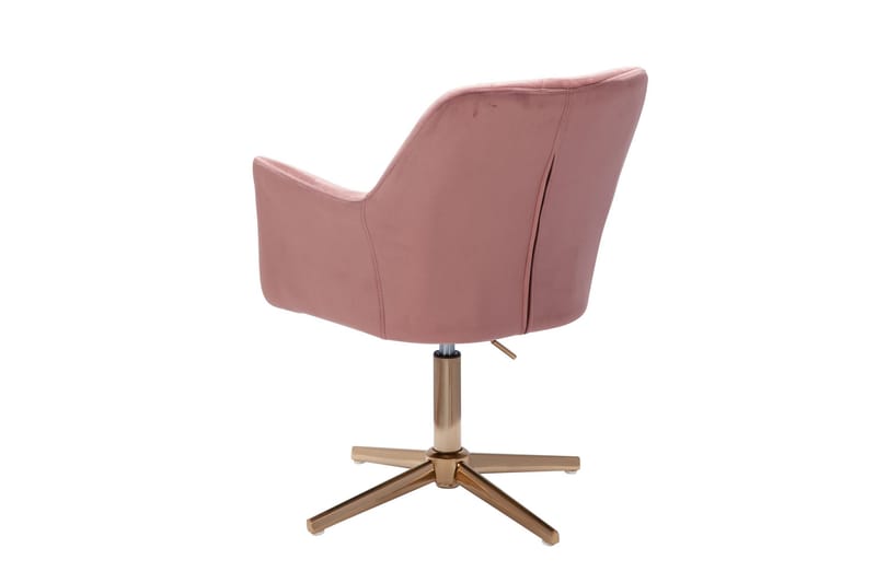 Willowdale Kontorsstol med Armstöd - Rosa/Guld - Möbler - Fåtölj & stolar - Kontorsstol & skrivbordsstol