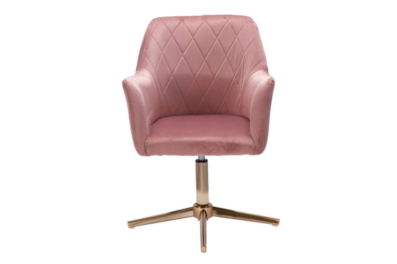 Willowdale Kontorsstol med Armstöd - Rosa/Guld - Möbler - Fåtölj & stolar - Kontorsstol & skrivbordsstol