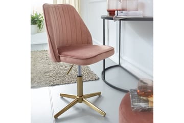 Willowdale Kontorsstol - Rosa/Guld - Möbler - Fåtölj & stolar - Kontorsstol & skrivbordsstol