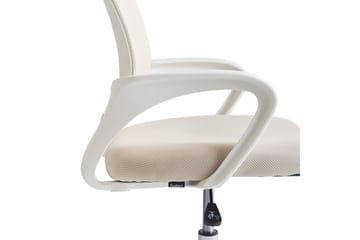 Kontorsstol Solid - Beige, Silver, Vit - Möbler - Fåtölj & stolar - Kontorsstol & skrivbordsstol