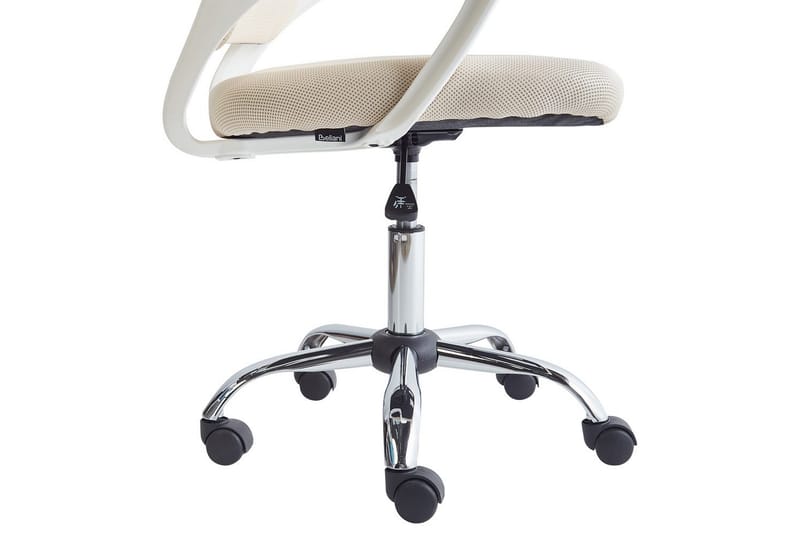 Kontorsstol Solid - Beige, Silver, Vit - Möbler - Fåtölj & stolar - Kontorsstol & skrivbordsstol