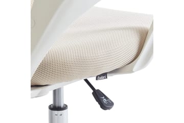 Kontorsstol Solid - Beige, Silver, Vit - Möbler - Fåtölj & stolar - Kontorsstol & skrivbordsstol