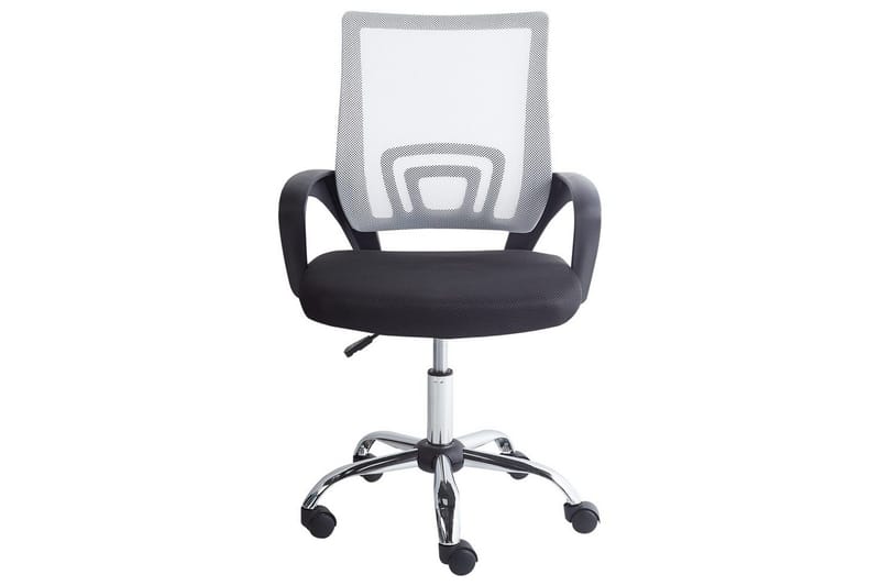 Kontorsstol Solid - Svart, vit, silver - Möbler - Fåtölj & stolar - Kontorsstol & skrivbordsstol