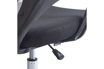 Kontorsstol Solid - Svart, vit, silver - Möbler - Fåtölj & stolar - Kontorsstol & skrivbordsstol