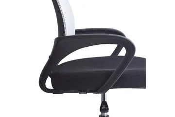 Kontorsstol Solid - Svart, vit, silver - Möbler - Fåtölj & stolar - Kontorsstol & skrivbordsstol