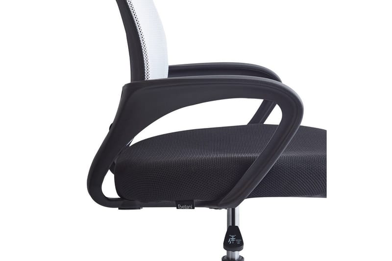 Kontorsstol Solid - Svart, vit, silver - Möbler - Fåtölj & stolar - Kontorsstol & skrivbordsstol