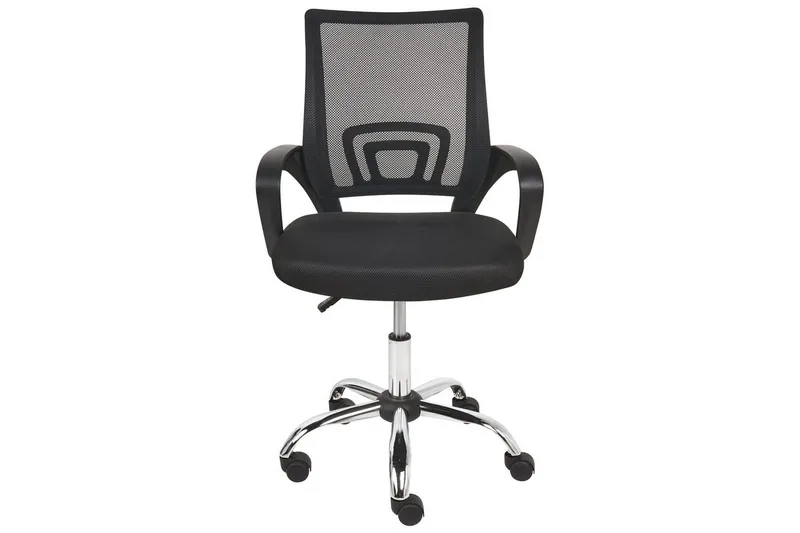 Kontorsstol Solid Svart/Silver - Svart/Silver - Möbler - Fåtölj & stolar - Kontorsstol & skrivbordsstol